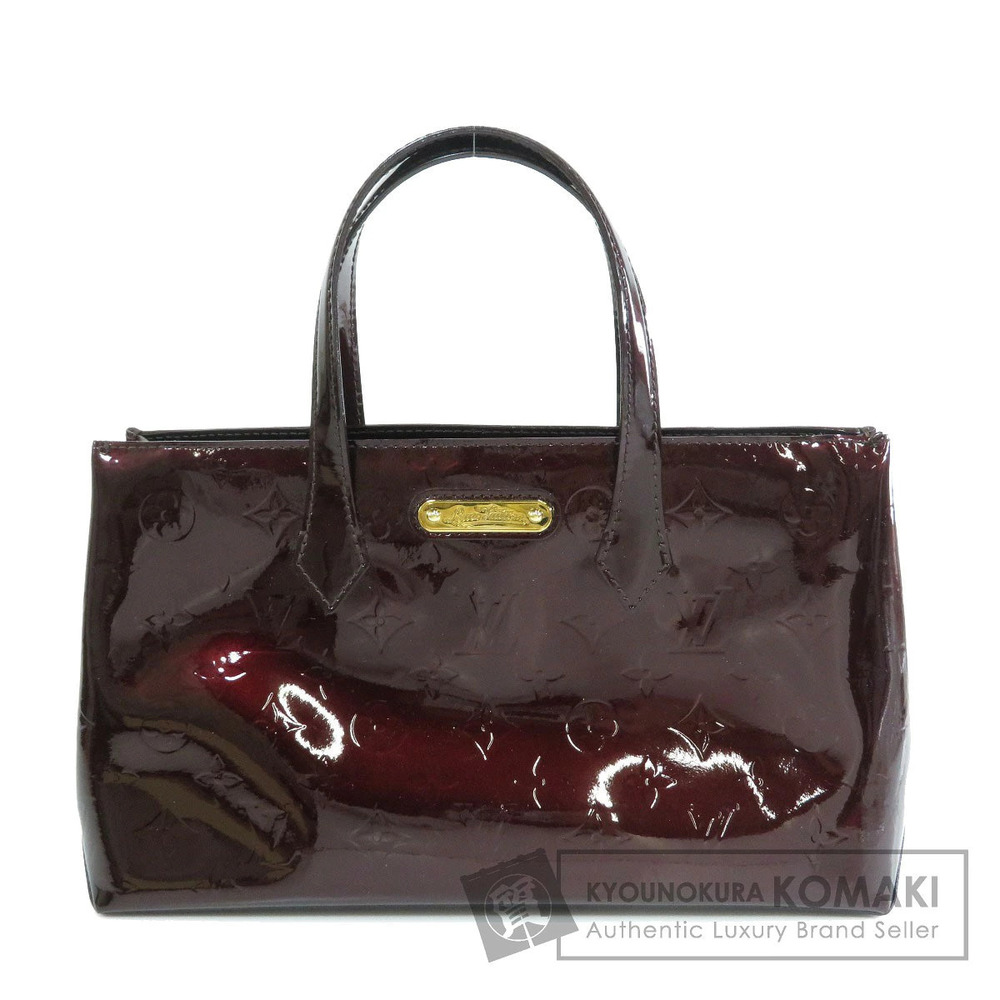 Louis Vuitton Wilshire Top Handle Bag Leather Brown